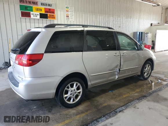 2005 Toyota Sienna XLE with VIN 5TDBA22C05S052869, listed as a Copart auction lot 54160675 with 147,742 mi miles and Salvage Title. Bid and sale history available at carsss.com. Image 3.