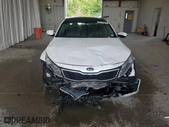 2013 Kia Optima EX with VIN KNAGM4AD0D5060443, listed as a Copart auction lot 65741625 with Not provided miles and Salvage title. Bid and sale history available at DreamBid. Image 5.