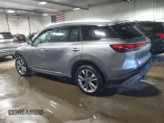 2022 Infiniti QX60 Luxe with VIN 5N1DL1FS0NC338412, listed as a Copart auction lot 83659244 with 48,568 mi miles and Salvage title. Bid and sale history available at DreamBid. Image 2.