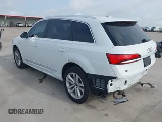 2025 Audi Q7 Premium with VIN WA1ACBF75SD019631, listed as a IAAI auction lot 42309555 with 7,435 mi miles and . Bid and sale history available at DreamBid. Image 3.