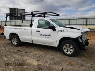 2021 Chevrolet Silverado 1500 Work Truck with VIN 3GCNWAEF5MG250973, listed as a Copart auction lot 47403095 with 78,301 mi miles and Salvage Title. Bid and sale history available at carsss.com. Image 4.