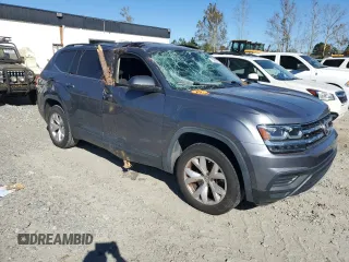 2020 Volkswagen Atlas S with VIN 1V2AP2CA9LC501633, listed as a Copart auction lot 75040264 with 104,853 mi miles and Salvage title. Bid and sale history available at DreamBid. Image 4.