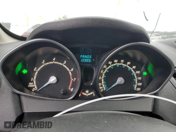 2015 Ford Fiesta SE z VIN 3FADP4EJ0FM208509, wystawiony jako Copart lot #78742224 z przebiegiem 120 806 mil mil oraz Szkoda całkowita • Salvage title. Historia ofert i sprzedaży dostępna na DreamBid. Obrazek 9.