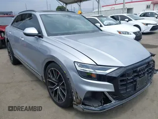 2022 Audi Q8 Premium Plus with VIN WA1EVBF11ND008847, listed as a IAAI auction lot 42416004 with 24,912 mi miles and . Bid and sale history available at DreamBid. Image 1.