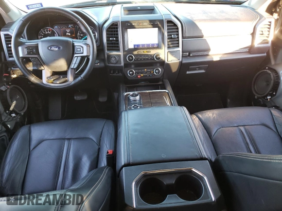 2020 Ford Expedition Platinum with VIN 1FMJU1MT6LEA24437, listed as a Copart auction lot 81799444 with 60,947 mi miles and Salvage Title. Bid and sale history available at carsss.com. Image 8.