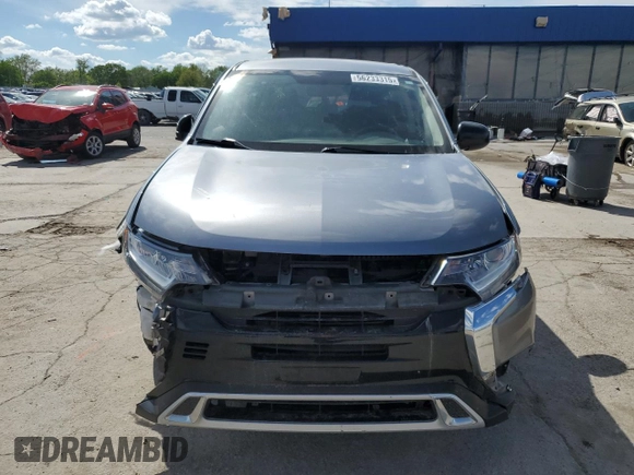 2020 Mitsubishi Outlander ES with VIN JA4AZ3A35LZ026088, listed as a Copart auction lot 56233315 with 90,636 mi miles and Salvage title. Bid and sale history available at DreamBid. Image 5.