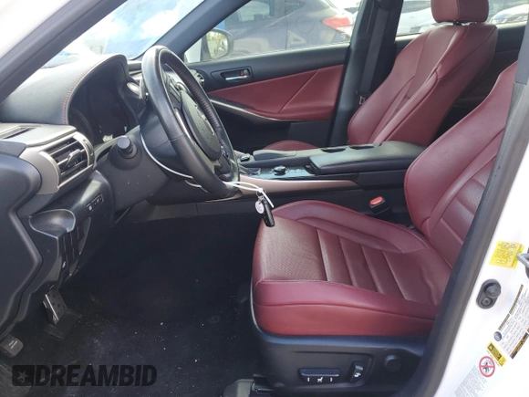 2014 Lexus IS 350 with VIN JTHCE1D28E5004306, listed as a Copart auction lot 56154185 with 169,907 mi miles and Clean title. Bid and sale history available at DreamBid. Image 7.