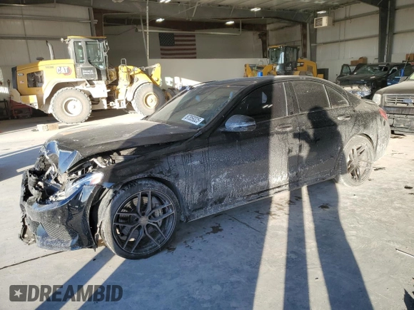 2017 Mercedes-Benz C 43 AMG with VIN 55SWF6EB7HU209463, listed as a Copart auction lot 87859325 with 99,801 mi miles and Salvage Title. Bid and sale history available at DreamBid. Image 1.