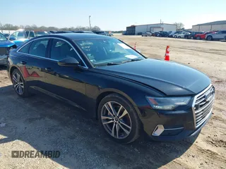 2023 Audi A6 Sedan Premium with VIN WAUD3BF26PN038033, listed as a IAAI auction lot 41615608 with 46,428 mi miles. Bid and sale history available at carsss.com. Image 1.