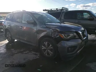 2017 Nissan Pathfinder SV with VIN 5N1DR2MM0HC631823, listed as a Copart auction lot 46254635 with 115,696 mi miles and Salvage Title. Bid and sale history available at carsss.com. Image 12.
