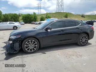 2017 Acura TLX V6 w/Technology Pkg with VIN 19UUB3F53HA000386, listed as a Copart auction lot 61207485 with 81,870 mi miles and Salvage title. Bid and sale history available at DreamBid. Image 1.