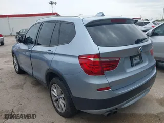 2013 BMW X3 xDrive28i with VIN 5UXWX9C51D0A21335, listed as a IAAI auction lot 41949974 with 98,357 mi miles. Bid and sale history available at carsss.com. Image 3.