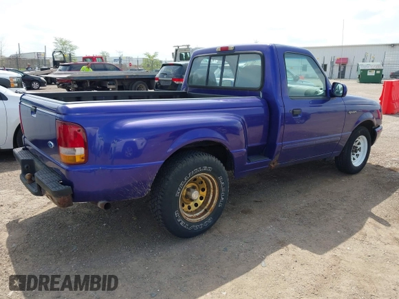 1997 Ford Ranger XLT with VIN 1FTCR10X1VPB20300, listed as a IAAI auction lot 42149506 with 153,656 mi miles. Bid and sale history available at carsss.com. Image 4.