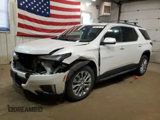 2022 Chevrolet Traverse LT Cloth with VIN 1GNEVGKW5NJ179520, listed as a Copart auction lot 81577213 with 32,859 mi miles. Bid and sale history available at carsss.com. Image 1.