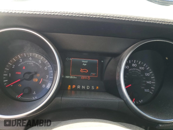 2018 Ford Mustang GT with VIN 1FA6P8CF9J5185194, listed as a Copart auction lot 53292065 with 59,128 mi miles and Salvage title. Bid and sale history available at DreamBid. Image 9.