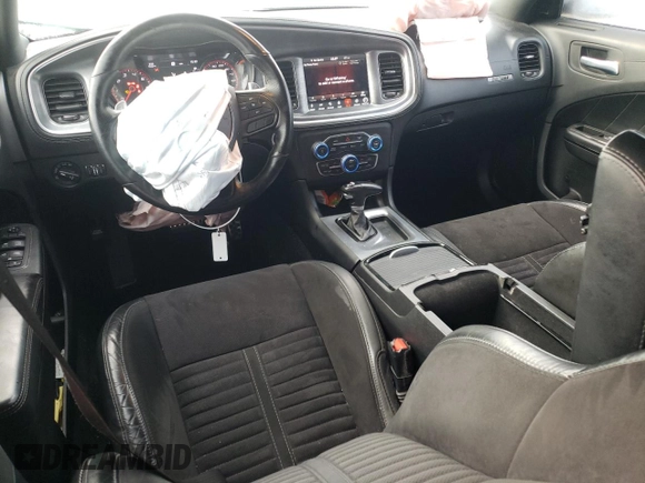 2021 Dodge Charger Scat Pack with VIN 2C3CDXGJ4MH570369, listed as a Copart auction lot 83519714 with 81,261 mi miles and Salvage Title. Bid and sale history available at DreamBid. Image 8.
