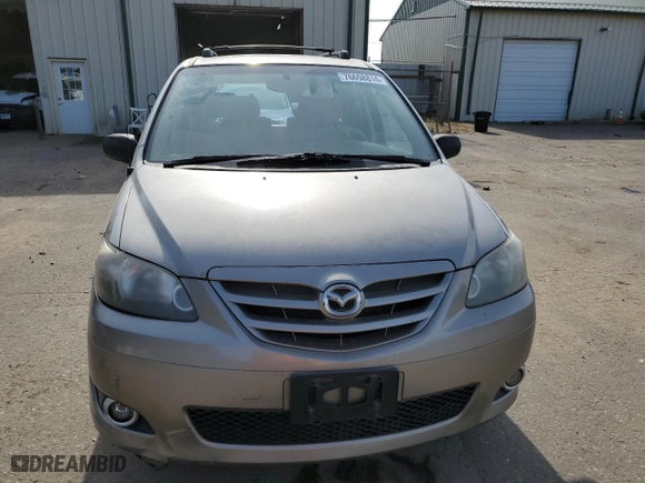 2006 Mazda MPV ES with VIN JM3LW28J460561239, listed as a Copart auction lot 76698814 with 212,643 mi miles and Salvage Title. Bid and sale history available at carsss.com. Image 5.