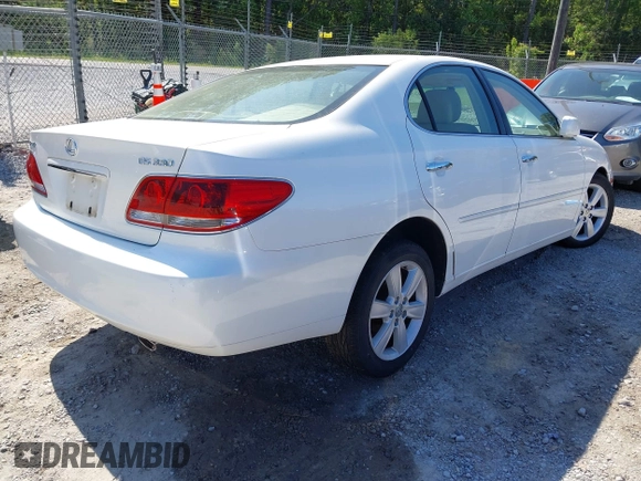 2005 Lexus ES 350 with VIN JTHBA30G955135135, listed as a IAAI auction lot 42004062 with Not Provided miles and . Bid and sale history available at DreamBid. Image 4.