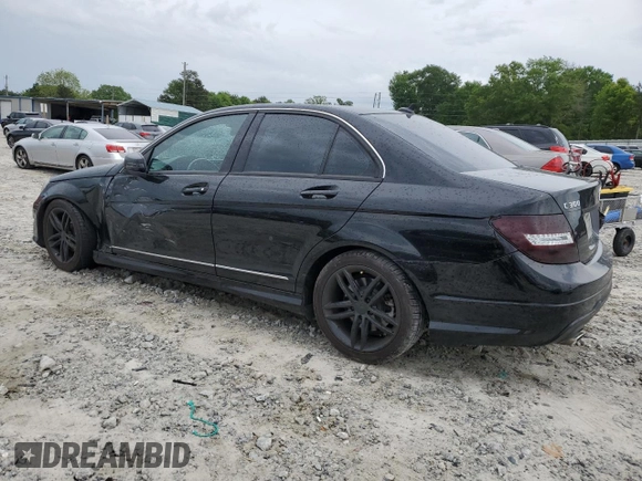 2012 Mercedes-Benz C-Class C 300 Sport with VIN WDDGF8BB2CA597036, listed as a Copart auction lot 54201325 with 172,063 mi miles and Salvage Title. Bid and sale history available at carsss.com. Image 2.