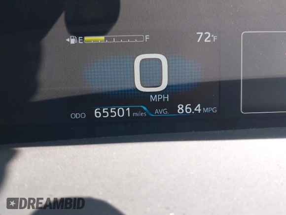 2021 Toyota Prius LE with VIN JTDKAMFP2M3177459, listed as a IAAI auction lot 42093828 with 65,501 mi miles and . Bid and sale history available at DreamBid. Image 15.