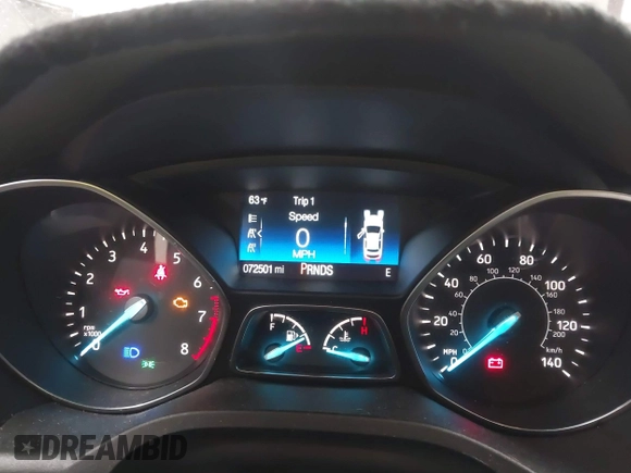 2017 Ford Escape SE z VIN 1FMCU0GD5HUD42585, wystawiony jako IAAI lot #41736097 z przebiegiem 72 501 mil mil oraz . Historia ofert i sprzedaży dostępna na DreamBid. Obrazek 7.