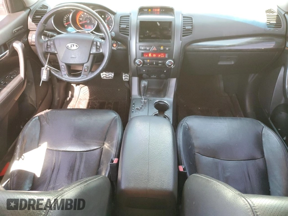2012 Kia Sorento SX with VIN 5XYKW4A27CG255449, listed as a Copart auction lot 63225045 with 237,061 mi miles and Salvage title. Bid and sale history available at DreamBid. Image 8.