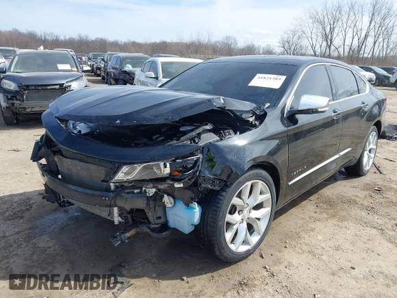 2019 Chevrolet Impala Premier with VIN 2G1105S32K9142358, listed as a IAAI auction lot 41821589 with 96,988 mi miles and . Bid and sale history available at DreamBid. Image 2.