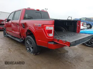 2023 Ford F-150 XL with VIN 1FTFW1E83PFA42070, listed as a IAAI auction lot 41520844 with 25,884 mi miles. Bid and sale history available at carsss.com. Image 3.