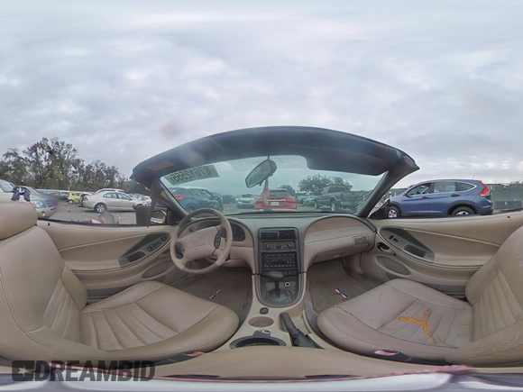 2003 Ford Mustang GT Deluxe with VIN 1FAFP45XX3F332392, listed as a Copart auction lot 87612555 with 0 mi miles and Salvage Title. Bid and sale history available at carsss.com. Image 13.