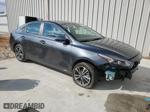 2024 Kia Forte LXS with VIN 3KPF24AD6RE832587, listed as a Copart auction lot 46154835 with 10,880 mi miles and Salvage Title. Bid and sale history available at DreamBid. Image 4.