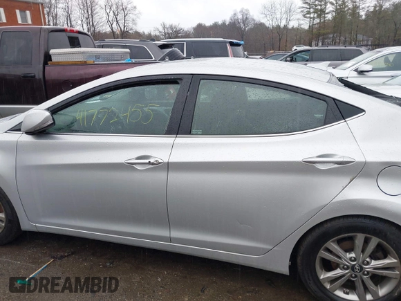2016 Hyundai Elantra SE with VIN 5NPDH4AEXGH784647, listed as a IAAI auction lot 41772455 with 98,745 mi miles and . Bid and sale history available at DreamBid. Image 14.