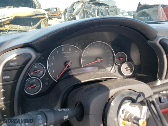 2006 Chevrolet Corvette with VIN 1G1YY26U365115990, listed as a Copart auction lot 87734975 with 0 mi miles and Salvage Title. Bid and sale history available at carsss.com. Image 9.