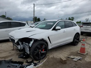 2023 Jaguar F-Pace SVR with VIN SADCZ2EE6PA712007, listed as a Copart auction lot 54000874 with 307 mi miles and Salvage Title. Bid and sale history available at DreamBid. Image 1.