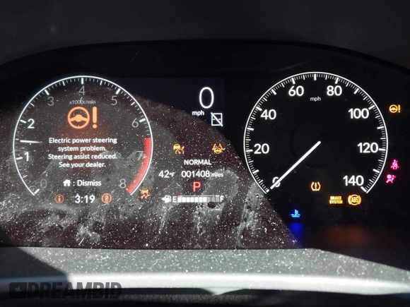 2025 Honda CR-V EX with VIN 5J6RS4H40SL010944, listed as a IAAI auction lot 41230238 with 1,408 mi miles and . Bid and sale history available at DreamBid. Image 7.