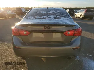 2016 Infiniti Q50 3.0t Red Sport 400 with VIN JN1FV7AR4GM451570, listed as a Copart auction lot 85883704 with 87,050 mi miles and Non Repairable. Bid and sale history available at carsss.com. Image 6.