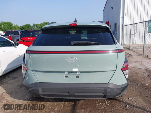 2025 Hyundai Kona SEL with VIN KM8HB3AB4SU192285, listed as a IAAI auction lot 41920239 with 12,211 mi miles. Bid and sale history available at carsss.com. Image 16.