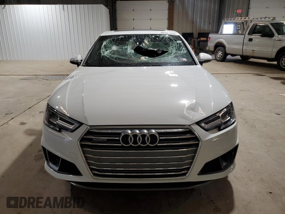 2019 Audi A4 Premium Plus с VIN WAUENAF42KA014130, выставлен на аукционе Copart как лот 56301045 с пробегом 46 040 миль миль и Списание • Salvage title. История ставок и продаж доступна на DreamBid. Изображение 5.