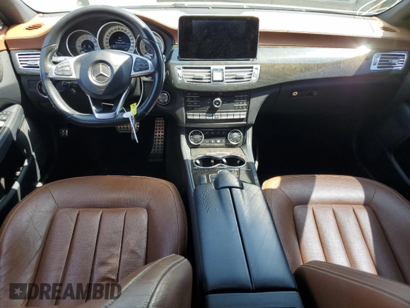 2016 Mercedes-Benz CLS 400 with VIN WDDLJ6FB3GA163242, listed as a Copart auction lot 53742855 with 153,895 mi miles and Salvage title. Bid and sale history available at DreamBid. Image 8.