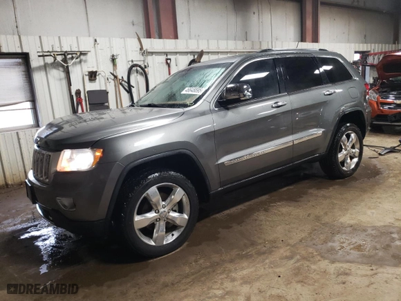 2012 Jeep Grand Cherokee Overland with VIN 1C4RJFCG0CC248462, listed as a Copart auction lot 46648895 with 99,479 mi miles and Salvage Title. Bid and sale history available at carsss.com. Image 1.