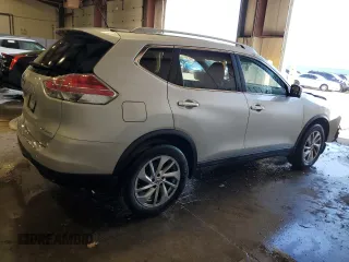 2015 Nissan Rogue SL with VIN 5N1AT2MV3FC769432, listed as a Copart auction lot 48476015 with 125,884 mi miles and Salvage Title. Bid and sale history available at carsss.com. Image 3.