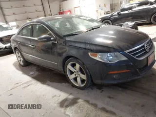 2012 Volkswagen CC Lux Plus PZEV with VIN WVWHP7AN2CE509323, listed as a IAAI auction lot 41554379 with 248,562 mi miles. Bid and sale history available at carsss.com. Image 1.