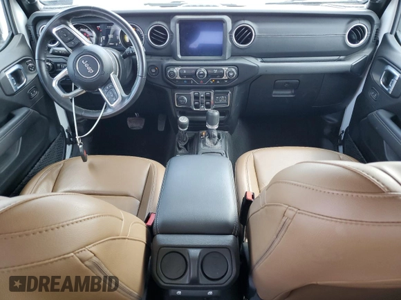 2021 Jeep Wrangler Unlimited Sahara z VIN 1C4JJXP65MW766023, wystawiony jako Copart lot #52332735 z przebiegiem 23 130 mil mil oraz Nie do naprawy • Non repairable. Historia ofert i sprzedaży dostępna na DreamBid. Obrazek 8.