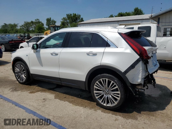 2024 Cadillac XT4 AWD Premium Luxury z VIN 1GYFZDR45RF159744, wystawiony jako Copart lot #62068595 z przebiegiem 14 631 mil mil oraz Szkoda całkowita • Salvage title. Historia ofert i sprzedaży dostępna na DreamBid. Obrazek 2.