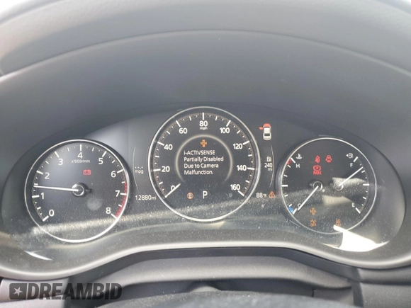 2024 Mazda 3 S Select Sport with VIN 3MZBPABM4RM420488, listed as a Copart auction lot 55790045 with 12,880 mi miles and Salvage Title. Bid and sale history available at DreamBid. Image 9.