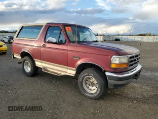 1996 Ford Bronco XL z VIN 1FMEU15N6TLA03097, wystawiony jako Copart lot #80449114 z przebiegiem 289 345 mil mil oraz Czysty tytuł • Clean title. Historia ofert i sprzedaży dostępna na DreamBid. Obrazek 4.