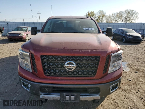 2016 Nissan Titan XD PRO-4X with VIN 1N6BA1F43GN512559, listed as a Copart auction lot 82991154 with 0 mi miles and Salvage Title. Bid and sale history available at carsss.com. Image 5.
