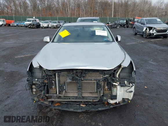 2014 Infiniti Q50 Hybrid Premium with VIN JN1AV7AR9EM700727, listed as a IAAI auction lot 41461433 with 169,882 mi miles. Bid and sale history available at carsss.com. Image 12.