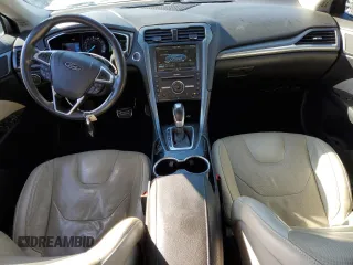2016 Ford Fusion Titanium with VIN 3FA6P0K93GR287108, listed as a Copart auction lot 87905495 with 91,184 mi miles and Salvage Title. Bid and sale history available at DreamBid. Image 8.
