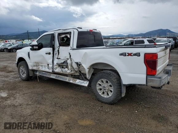 2021 Ford F-250 XL with VIN 1FT7W2BN8MED45769, listed as a Copart auction lot 56361955 with 93,595 mi miles and Clean title. Bid and sale history available at DreamBid. Image 2.