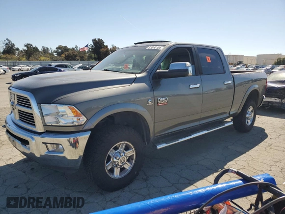 2012 Ram 2500 Laramie z VIN 3C6UD5FL3CG316312, wystawiony jako Copart lot #53863105 z przebiegiem 226 519 mil mil oraz Szkoda całkowita • Salvage title. Historia ofert i sprzedaży dostępna na DreamBid. Obrazek 1.